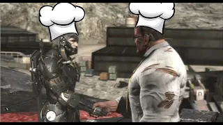 Senator Armstrong and Raiden make an Omelette