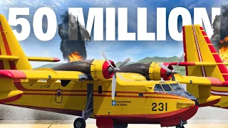 The Incredible Canadair DHC-515 Water Bomber Firefighter Airplane