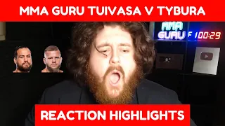 THE MMA GURU UFC Vegas 88 Tai Tuivasa v Marcin Tybura Fight Reaction Highlights
