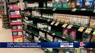 Empty shelves, ingredient swaps: Local shops struggling with supply chain gaps