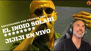 Escuchando El Indio Solari por primera vez, un francés reacciona a Jijiji en vivo (2008)