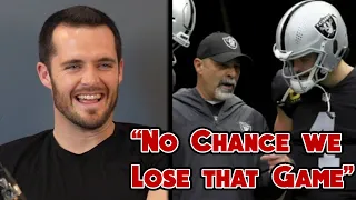 Derek Carr's Favorite Moment as a Raider was with Rich Bisaccia??