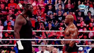 La rivalidad entre Bobby Lashley y Omos en Raw - WWE Raw 16/05/2022 (En Español)