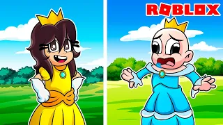 NOS CONVERTIMOS EN PRINCESAS 👑 😂  BEBE NOOBSI Y BEBE NOOB en ROBLOX