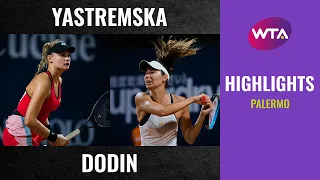 Dayana Yastremska vs. Oceane Dodin | 2020 Palermo Second Round | WTA Highlights