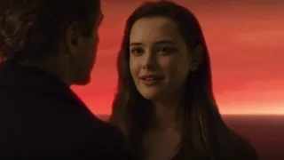 Katherine Langford reacts to her Endgame scene that was cut