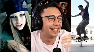 Deebeegeek REACTS to Avril Lavigne - Sk8er Boi and remembers he was one.