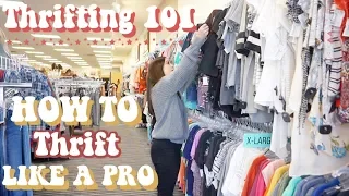 THRIFTING 101 | How to Thrift like a Pro: Tips + Tricks