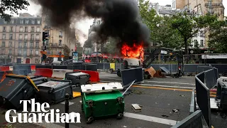 France protests: Bastille Day clashes with police amid anger at tighter Covid rules