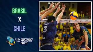 Brazil vs. Chile | HIGHLIGHTS | 2023 Men's South American Volleyball Championship