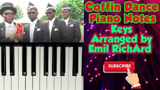 Coffin Dance (Astronomia) - Piano Tutorial by Emil RichArd