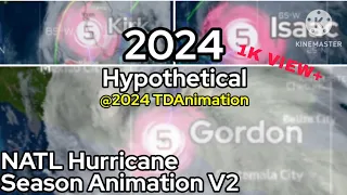 2024 Hypothetical Atlantic Hurricane Season Animation V2