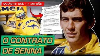 SALÁRIO, PROIBIÇÕES E MAIS: detalhes do contrato de Ayrton Senna com a Lotus em 87