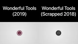 Apple Wonderful Tools (2019 vs Scrapped 2018)