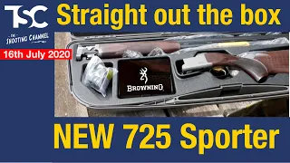 NEW Browning 725 Sporter..Straight out the box.