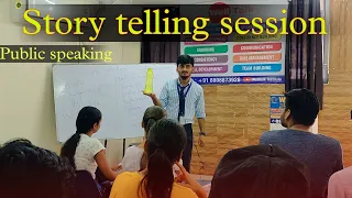 Story Telling session| Public speaking Training| Best institute for English language in Lucknow