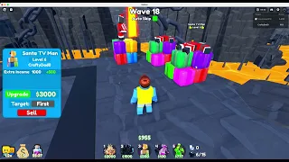 Flush to Victory: CraftyKid & CraftyDad vs. Level 50 Endless Mode in Roblox Toilet Tower Defence!