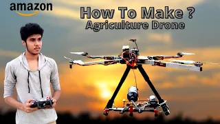 How To Make A Cheapest Agriculture Drone At Home | Om Hobby