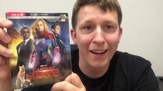 A.J. Opens Boxes: Captain Marvel Target-exclusive 4K/Blu-ray