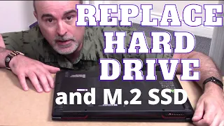 How to replace a hard drive on an MSI laptop