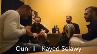 Ounr il Turkish darbuka player & Kayed Selawy  الاسمر كايد سيلاوي والعازف التركي الشهير اونور