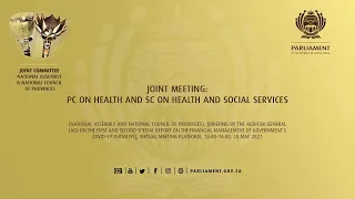 Joint Meeting: PC on Health and SC on Health and Social Services, 28 May 2021