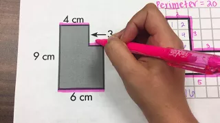 3rd Grade Perimeter & Area of Irregular Figures