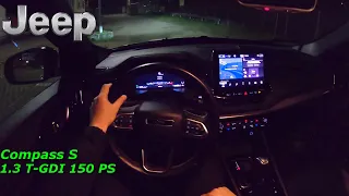 2021 JEEP COMPASS S 1.3 T-GDI 150 PS NIGHT POV DRIVE DUISBURG (60 FPS)