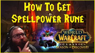 Season of Discovery: How To Get Spellpower Rune