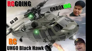 Sikorsky UH-60 Black Hawk RC Helicopter for Beginners 6 Axis Gyro Brushless Direct Drive UNBOXING