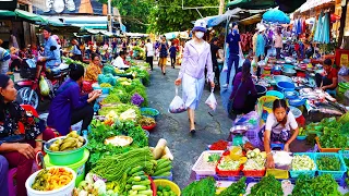 Food Rural TV,  Fresh Food Market in Phnom Penh - Fruit, Snacks, Fish, Meat, Egg & More