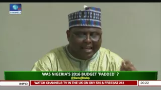 Face Off: Was Nigeria's 2016 Budget 'Padded' Pt 1