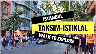 Istiklal Street Istanbul Walking Tour ! Istanbul Travel Guide 2019 | Full HD