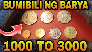 Bumibili ng mga Barya / Lumang Barya 1000 up to 3000 kada piraso.
