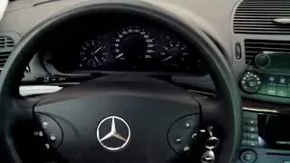 Mercedes E200 (W211) ab Baujahr 01.09.2003 Service Reset.