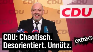 Torsten Sträter: Pressesprecher der CDU | extra 3 | NDR