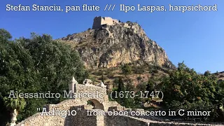 A. Marcello: Adagio (from Oboe Concerto in C/D Minor) /// Pan flute & Harpsichord