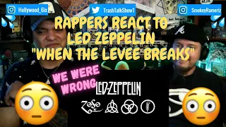 Rappers React To Led Zeppelin "When The Levee Breaks"!!!