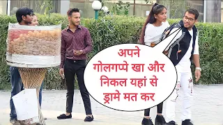 Apna Golgappa Kha Or Nikal Yhan Se Prank On Cute Couple In Uttrakhand By Basant Jangra With Twist