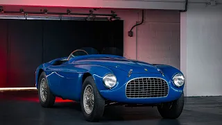 1951 Ferrari 340 America Barchetta Touring Superleggera - Rétromobile 2023, the Official Sale