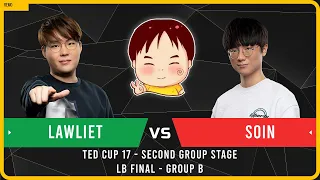 WC3 - [NE] LawLiet vs Soin [ORC] - LB Final - TeD Cup 17