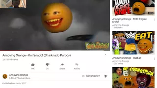 Reaching to annoying orange - knifenado