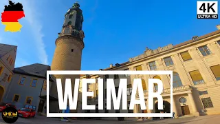 🇩🇪 WEIMAR | GERMANY | PART 2 | 4K | A walking tour through the center