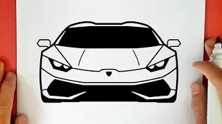 COMO DESENHAR UMA LAMBORGHINI HURACAN