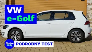 VW e-Golf 35,8 kWh – podrobná recenze rodinného elektromobilu (2019) | Electro Dad #30