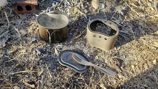 Odin's Wolf Survival reviews Boundless Voyage Titanium Canteen Cup and Stove