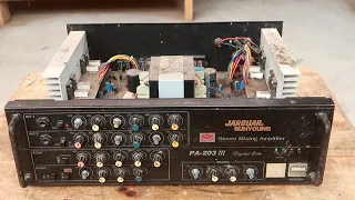 Mr .Electricity restoration project / 8 transistor amplifier recovery