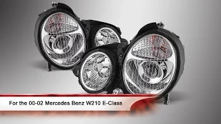 00-02 Mercedes Benz W210 E-Class Projector Headlights