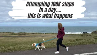 I attempted 100,000 steps in a day...this is what happened.