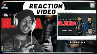 Reaction on BLACKIA (FULL VIDEO) - PREM DHILLON | SAN B